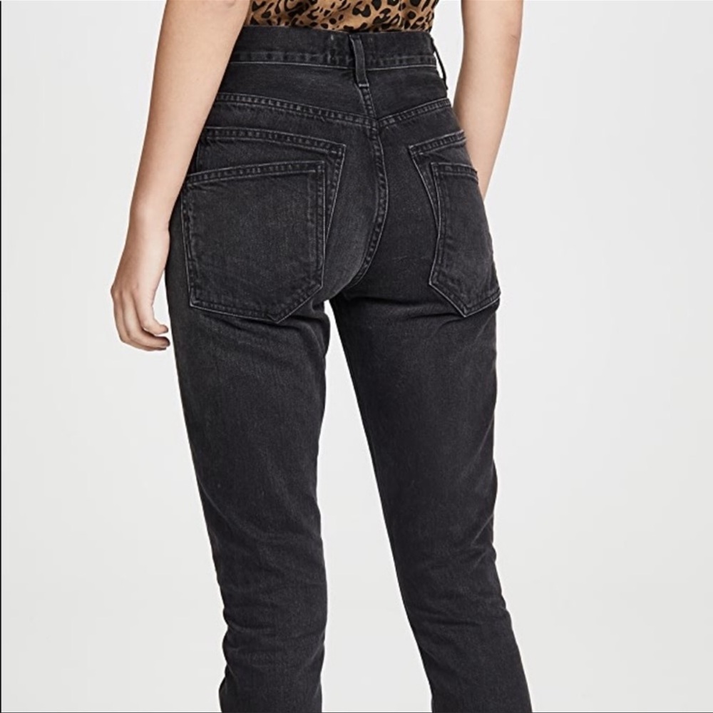 AGOLDE DOUBLE POCKET RILEY HIGH RISE CROP JEANS